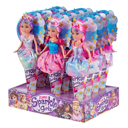 Víla jednorožec Sparkle Girlz v kornoutku