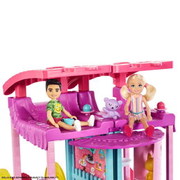 Barbie Chelsea dům se skluzavkou