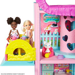 Barbie Chelsea dům se skluzavkou