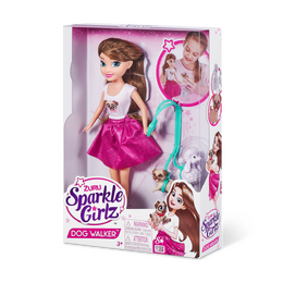 Panenka Sparkle Girlz se dvěma pejsky