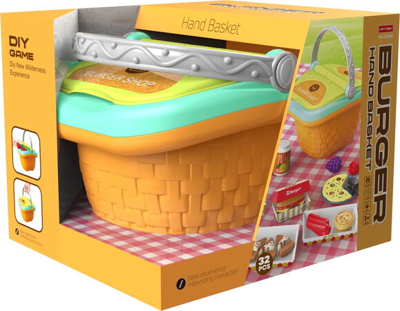 Hrací set – Piknikový Burger košík
