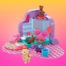 Mega construx Barbie color reveal trénuj a pečuj o mazlíčky