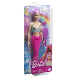 Barbie pohádková panenka s dlouhými vlasy - mořská panna