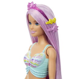 Barbie pohádková panenka s dlouhými vlasy - mořská panna