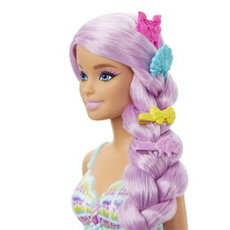 Barbie pohádková panenka s dlouhými vlasy - mořská panna