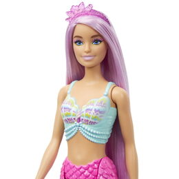 Barbie pohádková panenka s dlouhými vlasy - mořská panna