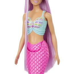 Barbie pohádková panenka s dlouhými vlasy - mořská panna