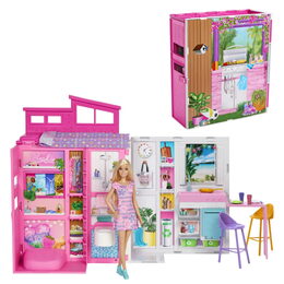 Barbie domek s panenkou