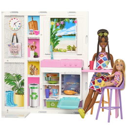 Barbie domek s panenkou