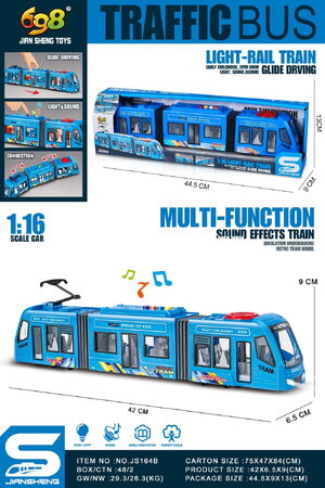 Tramvaj modrá 1:16
