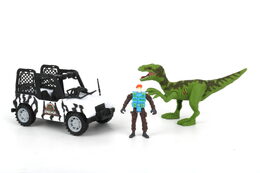 Dinosauří set s autem