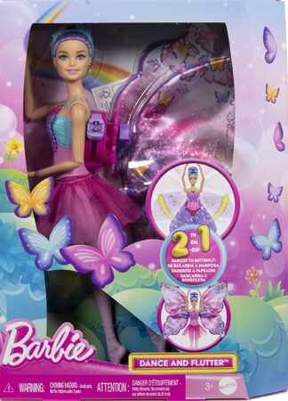 Barbie tanečnice s motýlími křídly