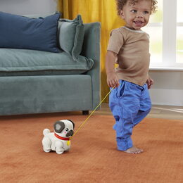Fisher Price chodící mopslík
