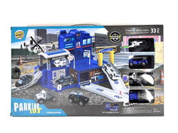 Policejní hrací set + 4 autíčka