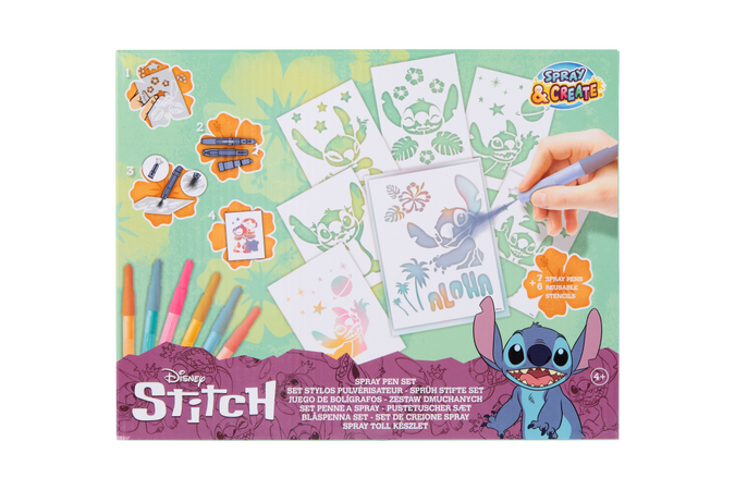 Velká sada malování s foukacími fixami Stitch