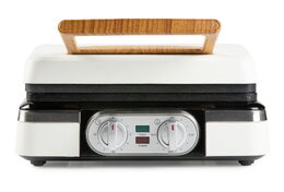 Vaflovač 4x7 s termostatem a časovačem - bílý - DOMO DO9280W, 1 520 W, manuální