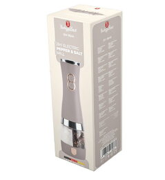 BERLINGERHAUS Mlýnek na pepř a sůl elektrický 2v1 Taupe collection BH-9646