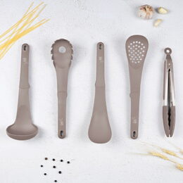 BERLINGERHAUS Kuchyňské náčiní sada 5 ks Taupe Collection BH-6335