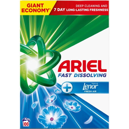 Ariel Universal Lenor Unstoppables prášek 5,5 kg 100 PD