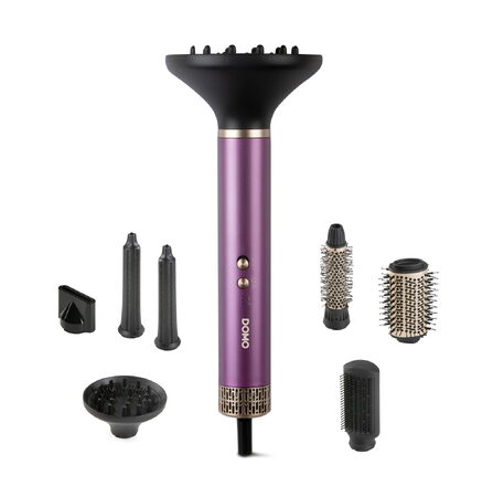Vlasový multistyler 7v1 - DOMO DO54782HS, BLDC motor, 1 500 W, 110 000 ot. / min