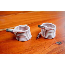 31857 magnet.USB-C kabel 100W 1,2m pink