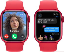 Hodinky Apple Watch Series 9 GPS, 41mm (PRODUCT) RED Aluminium Case with (PRODUCT) RED Sport Band - M/L