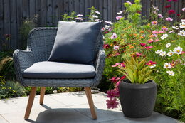 Květináč G21 Coal Round 33,5 x 33,5 x 30,5