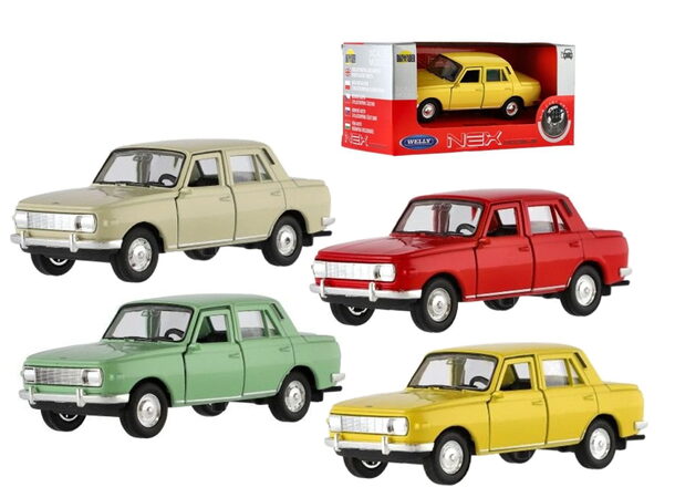 Welly Wartburg 353 auto oficiální model 1:34 kov 12cm na volný chod