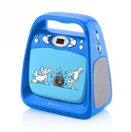 CD přehrávač GoGEN BOB A BOBEK KARAOKE, modrý