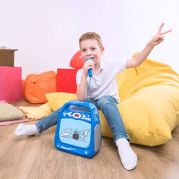CD přehrávač GoGEN BOB A BOBEK KARAOKE, modrý