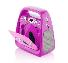 CD přehrávač GoGEN BOB A BOBEK KARAOKE, růžový