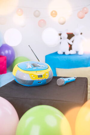 Radiopřijímač s CD GoGEN BOB A BOBEK PŘEHRÁVAČ, modrý