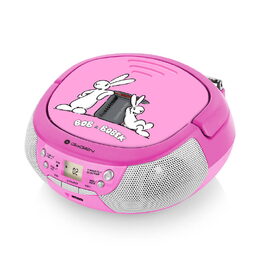 Radiopřijímač s CD GoGEN BOB A BOBEK PŘEHRÁVAČ, růžový