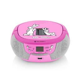 Radiopřijímač s CD GoGEN BOB A BOBEK PŘEHRÁVAČ, růžový