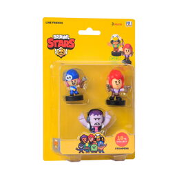 Figurky Brawl Stars 3 pack série 1 s razítky