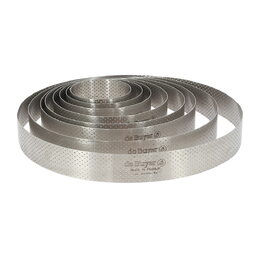 Kruhový rám de Buyer, 3098.01, perforovaný, průměr 5,5 cm, nerez