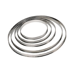 Kruhový rám de Buyer, 3098.05, perforovaný, průměr 12,5 cm, nerez