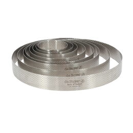 Kruhový rám de Buyer, 3098.06, perforovaný, průměr 15,5 cm, nerez