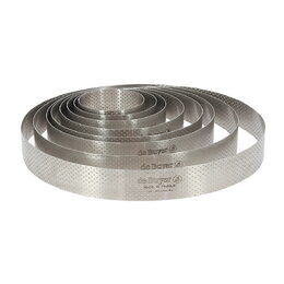 Kruhový rám de Buyer, 3098.07, perforovaný, průměr 18,5 cm, nerez