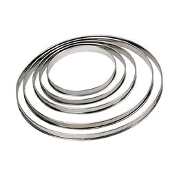 Kruhový rám de Buyer, 3098.09, perforovaný, průměr 24,5 cm, nerez