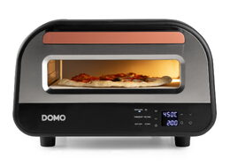 Pizza pec Genius - nerezová, pečící kamen - DOMO DO9289PZ, 1 700 W, až 450°C, ča