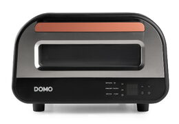 Pizza pec Genius - nerezová, pečící kamen - DOMO DO9289PZ, 1 700 W, až 450°C, ča