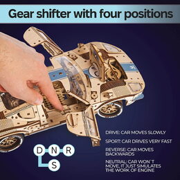 Ugears 3D dřevěné mechanické puzzle UGT-24 Endurance Racer