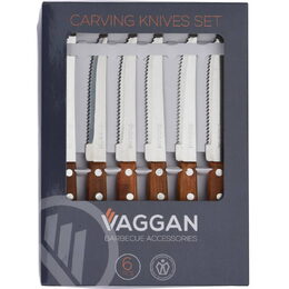EXCELLENT HOUSEWARE Nůž steakový sada 6 ks VAGGAN BBQ KO-404003140