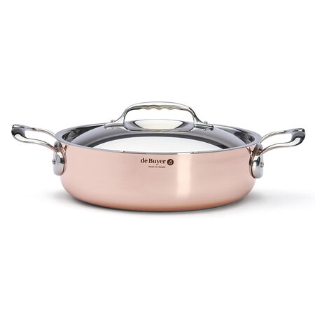 de Buyer 6241.24 SAUTE PAN COPPER   PRIMA MATERA
