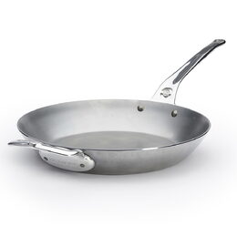Ocelová pánev de Buyer, 5680.32, MINERAL B PRO, ocel, nerez rukojeť a ouško, 32
cm
