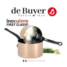 Hrnec de Buyer, 6460.18, měděný rendlík, litinová rukojeť, není vhodné na
indukci, průměr 18 cm