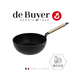 Nepřilnavá pánev de Buyer, 8788.24, Choc B BOIS, nepřilnavá, hluboká, 24 cm
