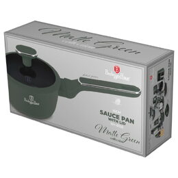BERLINGERHAUS Rendlík s poklicí s titanovým povrchem 16 cm Matte Green Collection BH-8155