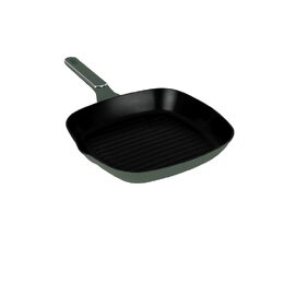 BERLINGERHAUS Pánev grilovací s titanovým povrchem 28 cm Matte Green BH-8161